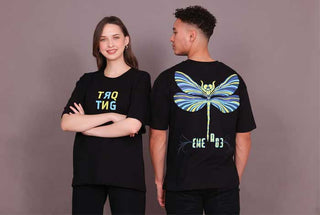 Turqtang dragon fly oversized tshirts