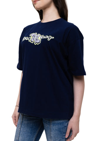 Turqtang's BACK TALK OVERSIZED TEE-SHIRT - CODE DEEP