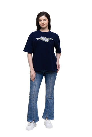 Turqtang's BACK TALK OVERSIZED TEE-SHIRT - CODE DEEP