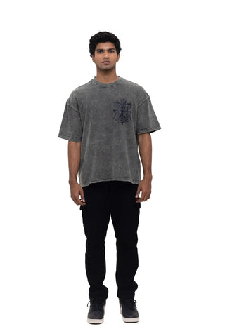 TURQTANG The Royal Oversized T-Shirt in Emerald Echo – Elegant streetwear for modern minimalists.