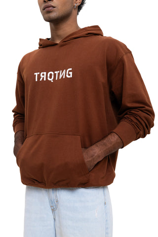 TURQTANG Fierce Oversized Hoodie in Mahogany – Premium comfort with bold street-style attitude.