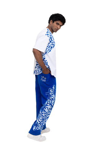 SAPPHIRE SMOKE JOGGERS - SAPPHIRE BLUE