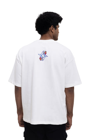 TURQTANG Tropical Kiss T-Shirt in Stone Ivory – relaxed streetwear tee with premium comfort.
