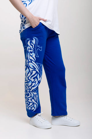TURQTANG'S THE TATTOO THEORY COLLECTION JOGGERS SET SAPPHIRE SMOKE