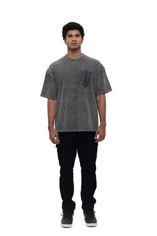 TURQTANG The Royal Oversized T-Shirt in Emerald Echo – Elegant streetwear for modern minimalists.