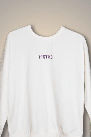 DIVINE DRAGON OVERSIZED SWEATSHIRT - PASTEL CREAM