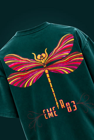 Dragonfly Teal Green