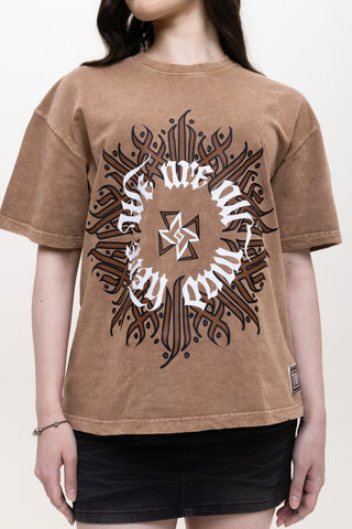 BARELY SANE OVERSIZED TEE-SHIRT - DESERT DUST