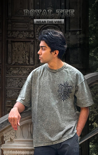 THE ROYAL OVERSIZED TEE-SHIRT - EMERALD ECHO