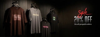 TURQTANG sale banner – get 20% off on prepaid streetwear orders with premium fashion deals.