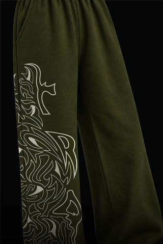 Jade Blaze - Jade Green Joggers