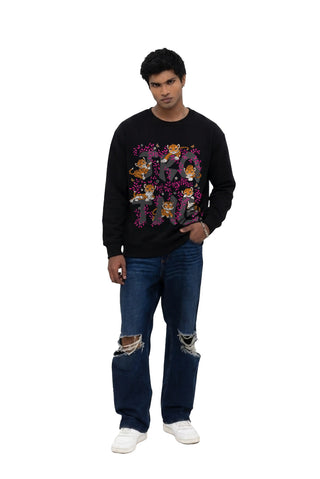 THE UNTAMED OVERSIZED SWEATSHIRT - PHANTOM BLACK