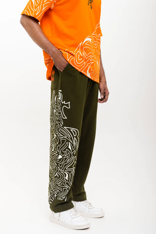 TURQTANG Jade Blaze Joggers in Jade Green – premium comfort joggers with streetwear appeal.