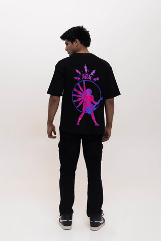 TURQTANG Lets Rock Oversized T-Shirt in Classic Black – Premium streetwear for effortless comfort.