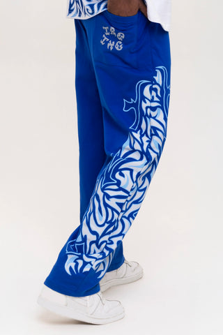 TURQTANG Sapphire Smoke Joggers in Sapphire Blue – stylish and comfortable streetwear joggers.
