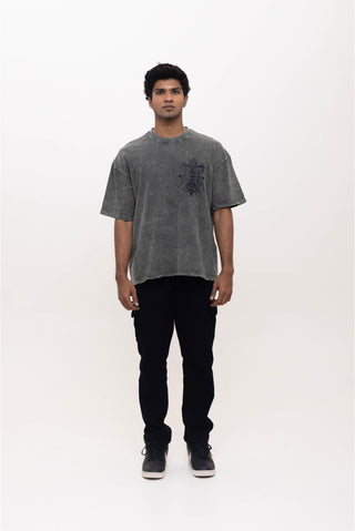 TURQTANG The Royal Oversized T-Shirt in Emerald Echo – Elegant streetwear for modern minimalists.